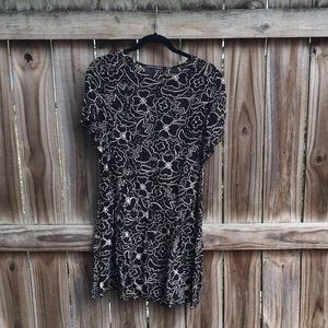 NWOT Gudrun Sjoden Black and White Sheer Dress size S